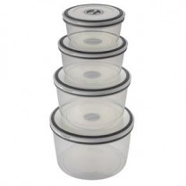 Conjunto de Potes Hermeticos Redondos